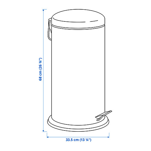 MJÖSA pedal bin