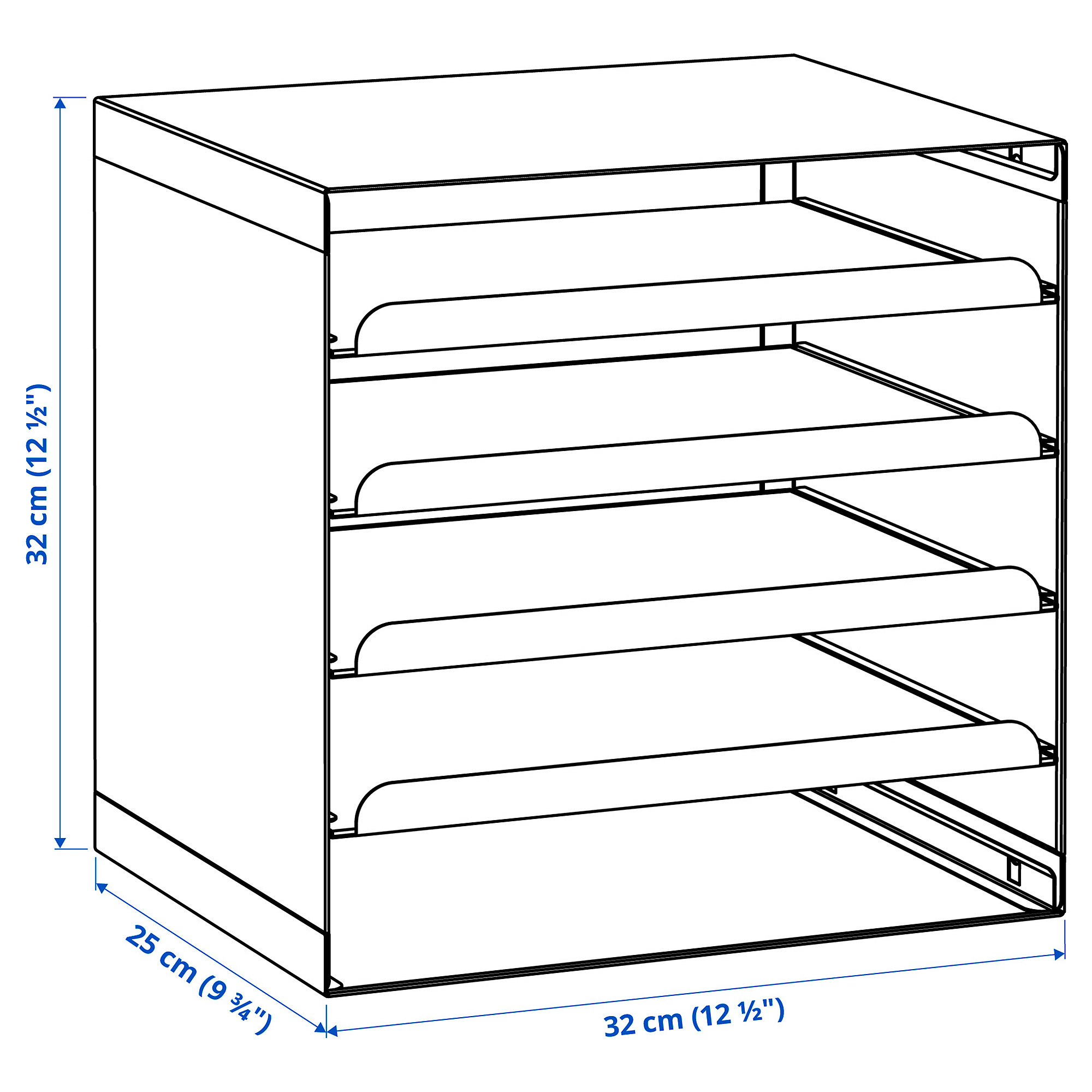 HARVMATTA letter tray
