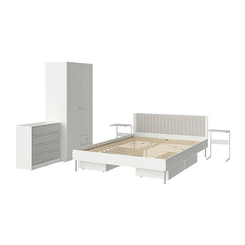 BRUKSVARA bedroom furniture, set of 9