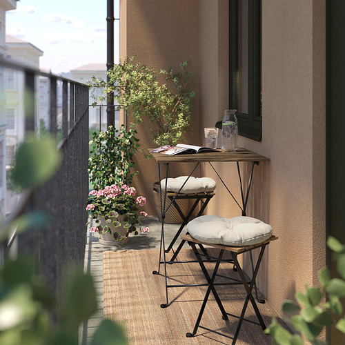 TÄRNÖ table and 2 stools, outdoor