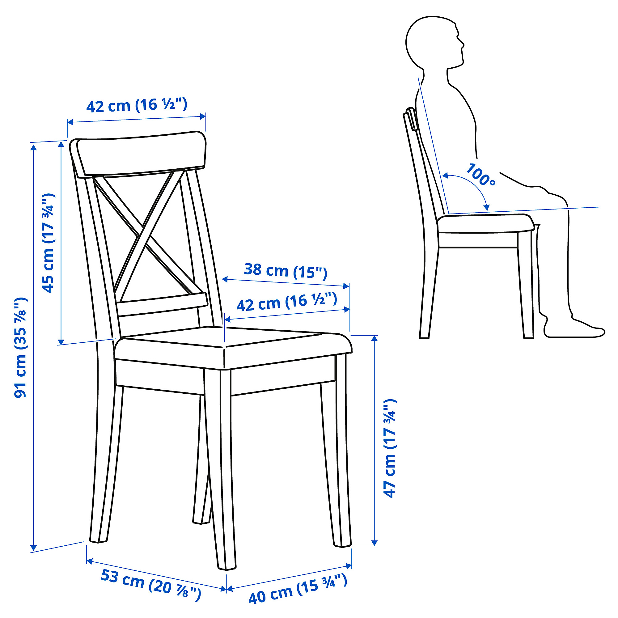 INGATORP/INGOLF table and 6 chairs