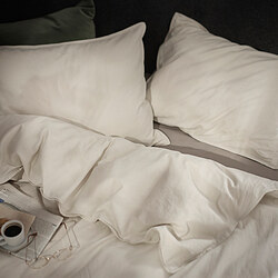ÄNGSLILJA - quilt cover and 2 pillowcases, white | IKEA Taiwan Online - PE701236_S3