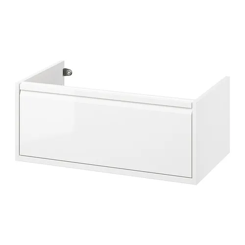 ÄNGSJÖN - 洗臉盆櫃附抽屜, 高亮面 白色, 80x48x33 公分 | IKEA 線上購物 - PE902297_S4