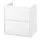 ÄNGSJÖN - 洗臉盆櫃附抽屜, 高亮面 白色, 60x48x63 公分 | IKEA 線上購物 - PE902311_S1