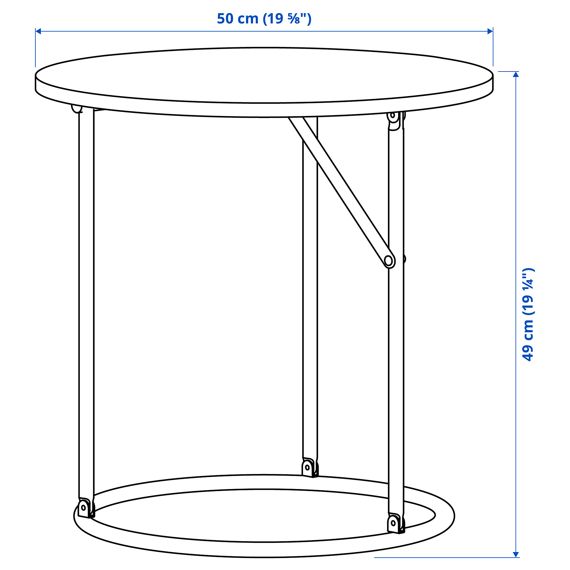 KOMPISHÄNG side table