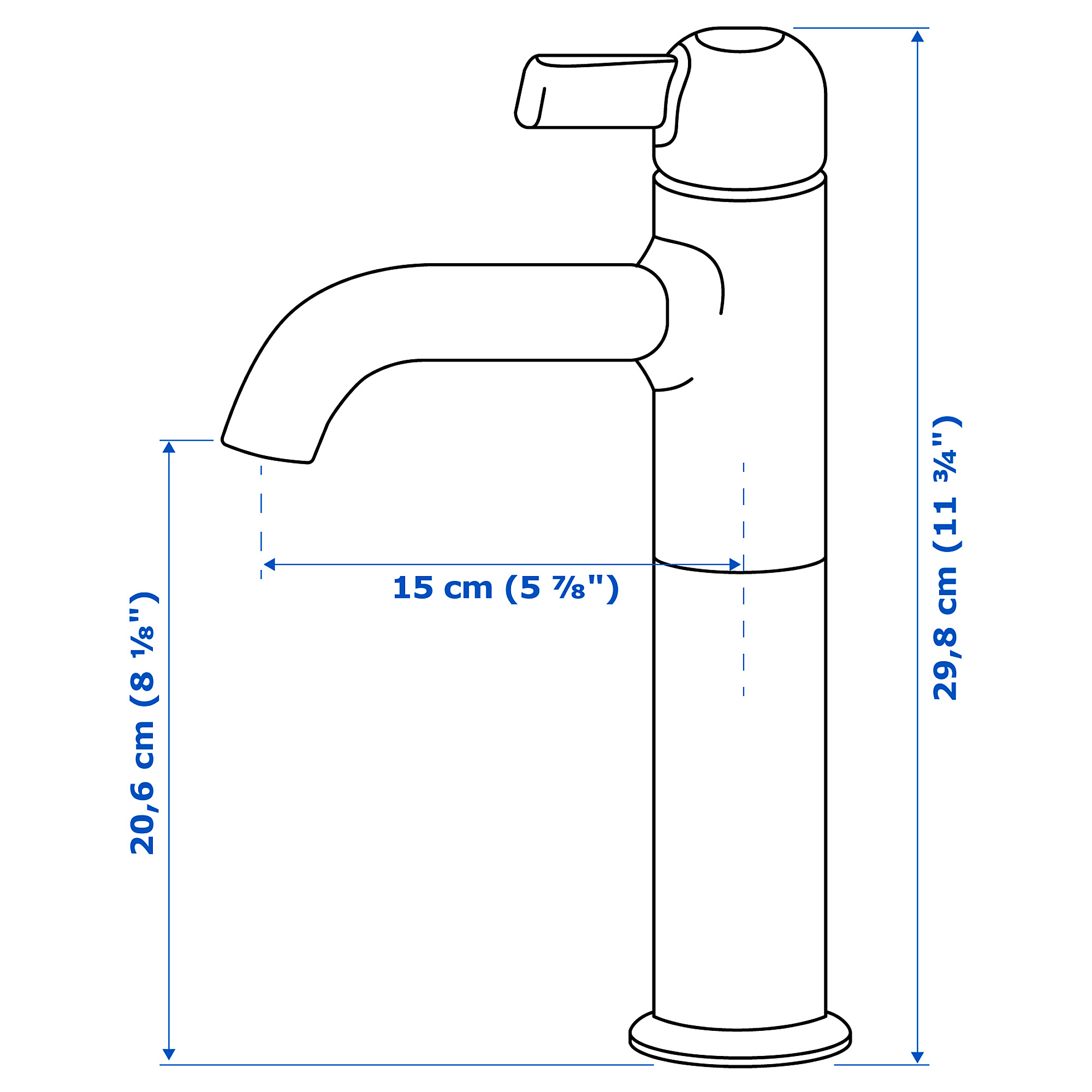 VOXNAN wash-basin mixer tap, tall