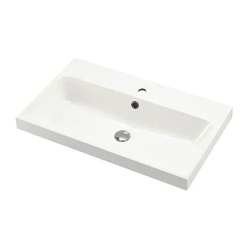 BACKSJÖN - 洗臉盆, 白色, 80x48 公分 | IKEA 線上購物 - PE902401_S4