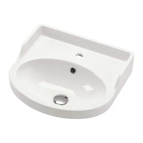 RUTSJÖN - 半嵌入式洗臉盆, 白色, 50x44 公分 | IKEA 線上購物 - PE902415_S4