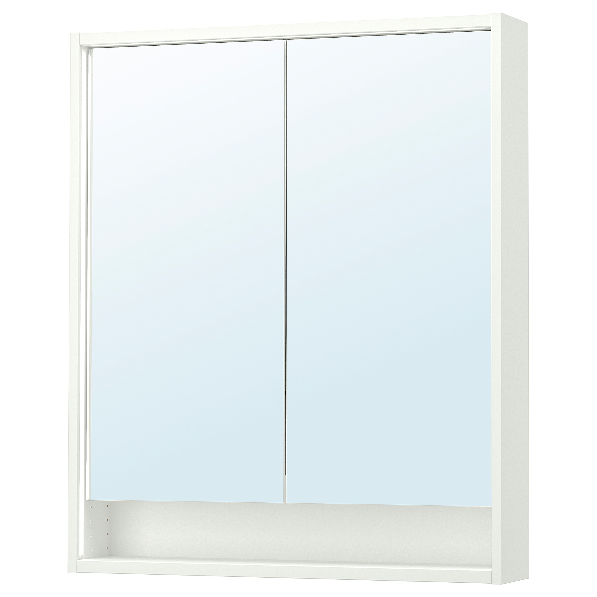 FAXÄLVEN mirror cabinet w built-in lighting