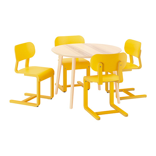 LISABO/LYCKAN table and 4 chairs