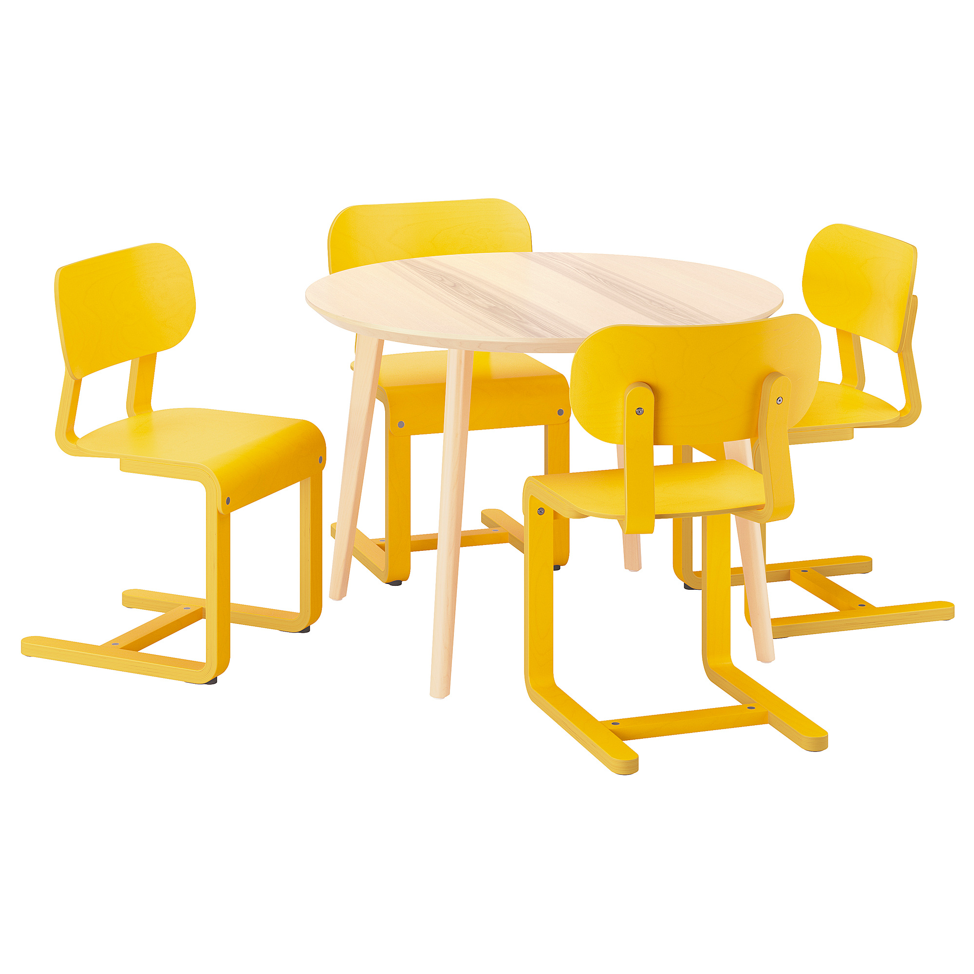 LISABO/LYCKAN table and 4 chairs