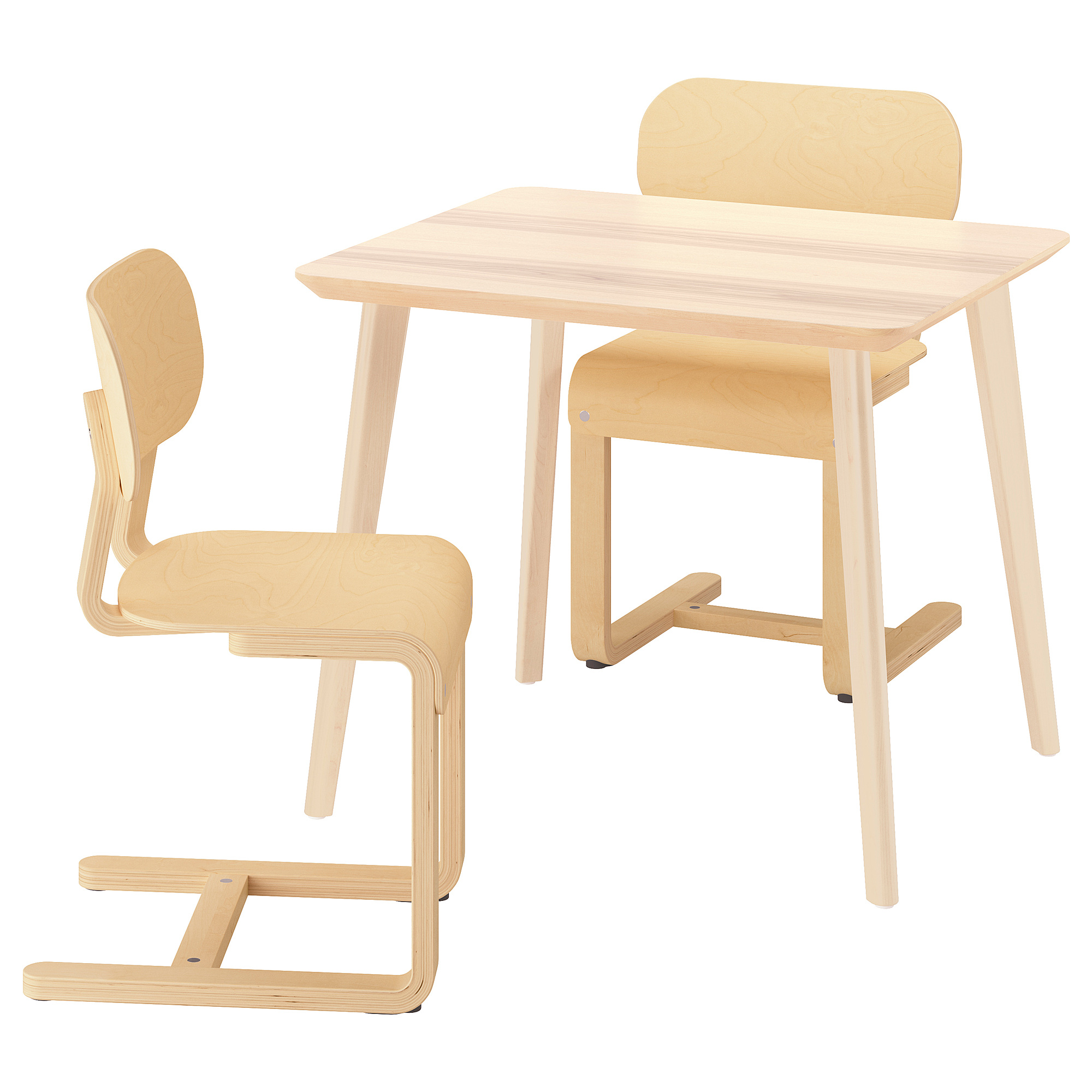 LISABO/LYCKAN table and 2 chairs
