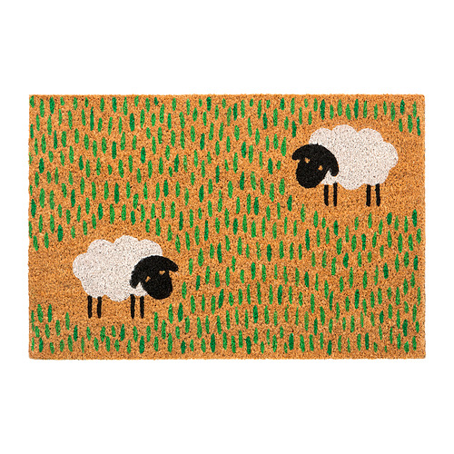 LÖGE - door mat, multicolour/animal pattern, 40x60 cm | IKEA Taiwan Online - E1005037_S4