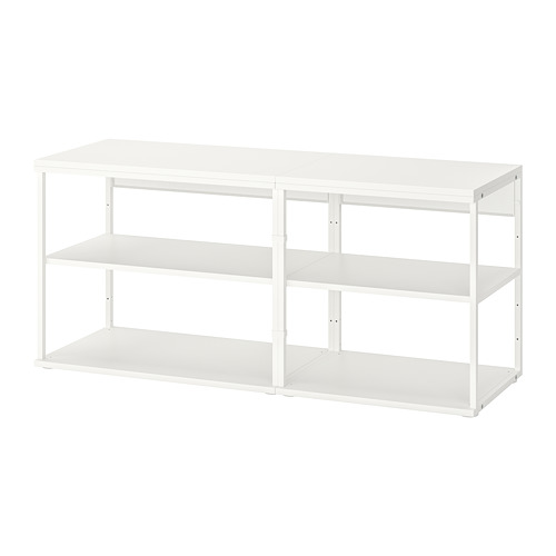 PLATSA - 開放式層架組, 白色, 140x40x63 公分 | IKEA 線上購物 - PE766196_S4