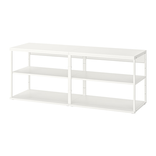 PLATSA - 開放式層架組, 白色, 160x40x63公分 | IKEA 線上購物 - PE766238_S4