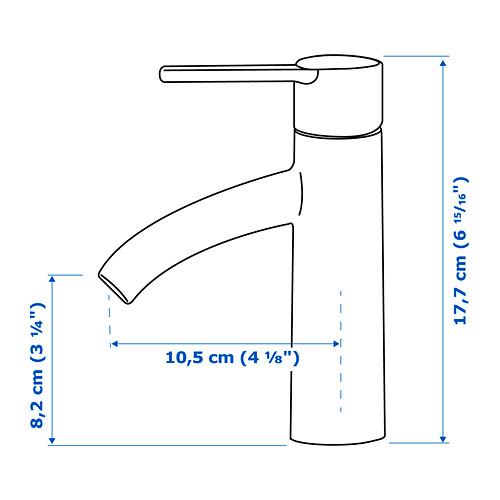 DALSKÄR - wash-basin mixer tap with strainer, chrome-plated | IKEA Taiwan Online - PE766419_S4