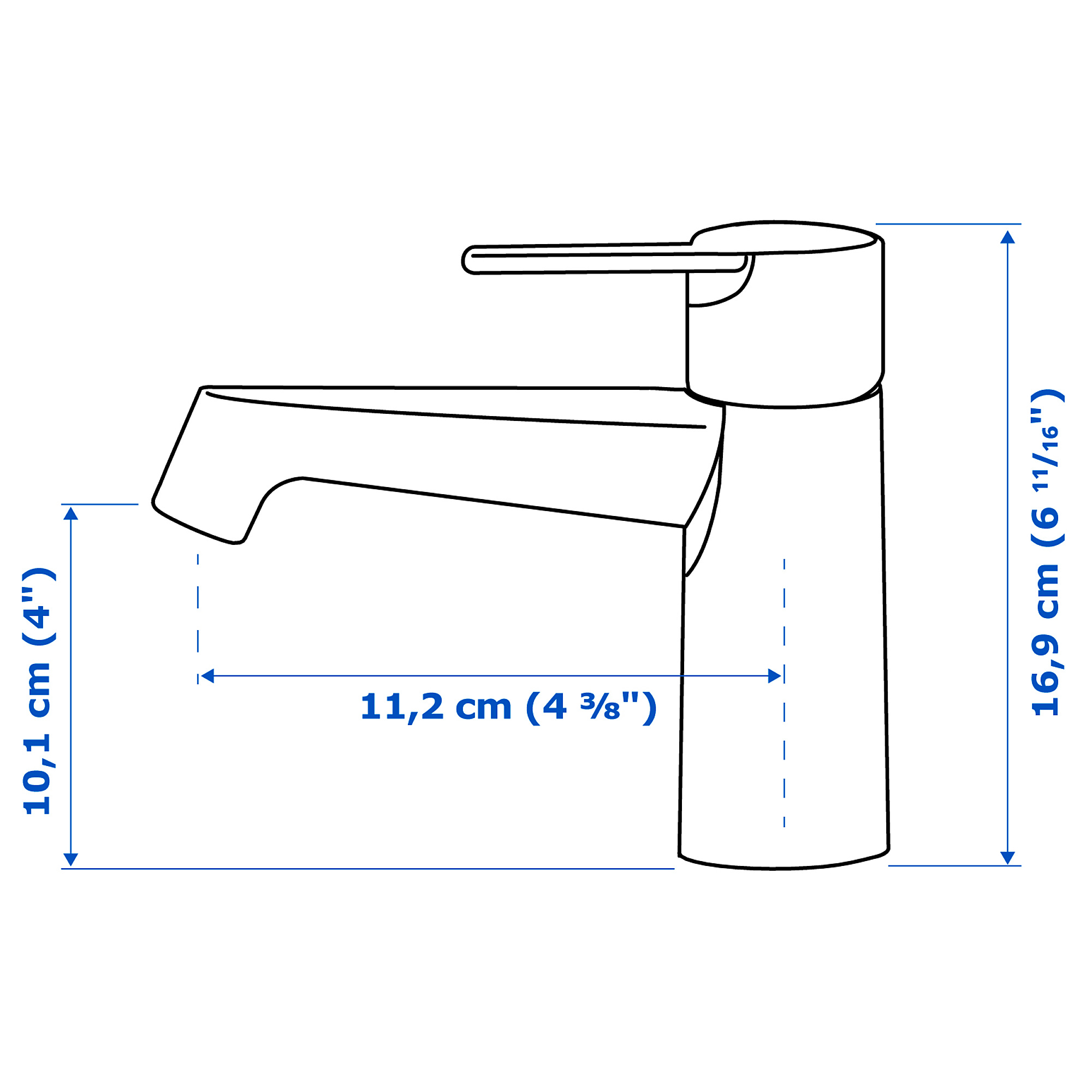 BROGRUND wash-basin mixer tap with strainer