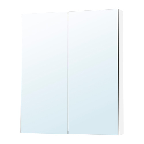 LETTAN mirror cabinet with doors