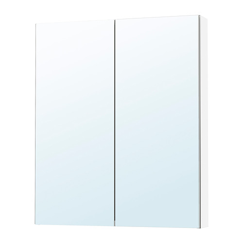 LETTAN - mirror cabinet with doors, mirror effect/mirror glass, 80x15x95 cm | IKEA Taiwan Online - PE902499_S4