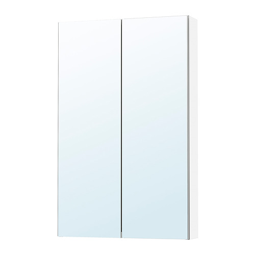 LETTAN mirror cabinet with doors