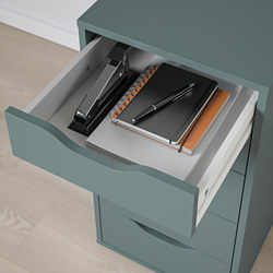 ALEX - drawer unit, white stained/oak effect | IKEA Taiwan Online - PE813764_S3
