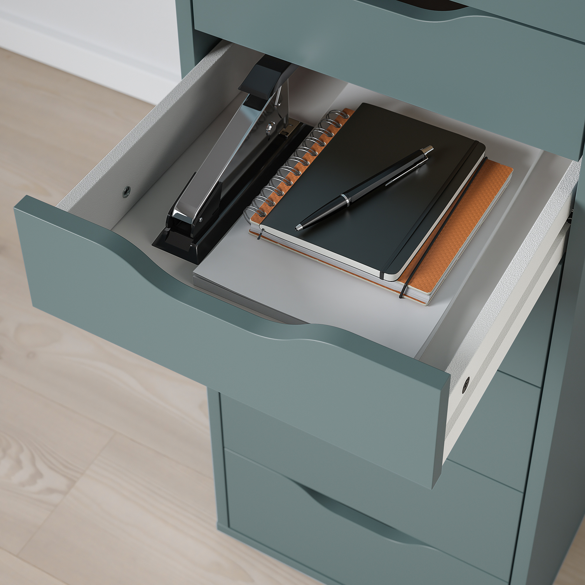 ALEX drawer unit with 9 drawers