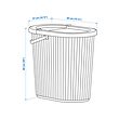 DAMMÄNG bin with lid