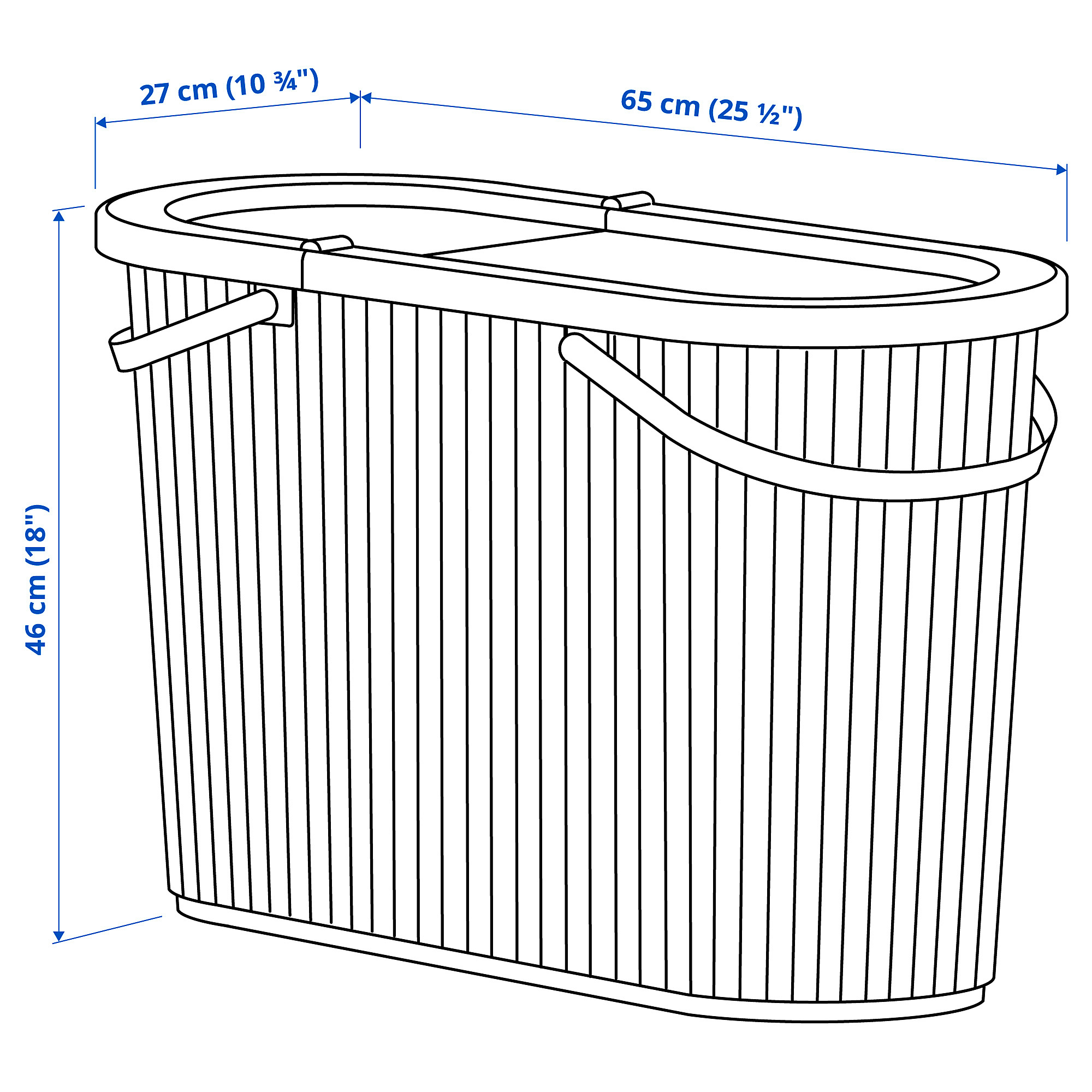 DAMMÄNG bin with lid