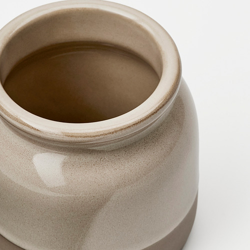BRUGDHAJ jar with lid