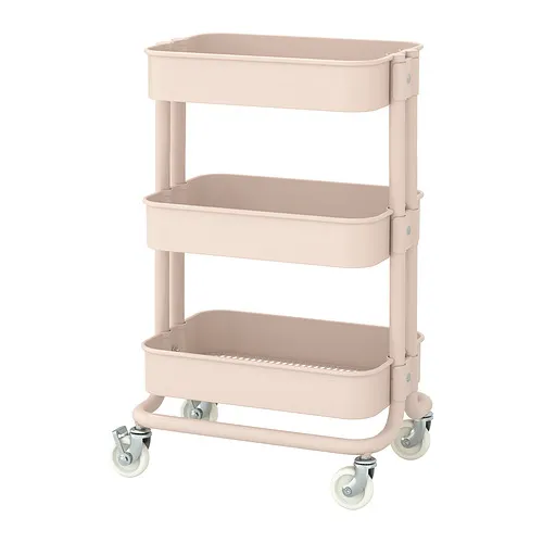 RÅSKOG - 推車，粉紅色，28x38x61 公分 | IKEA 線上購物 - E1005088_S4