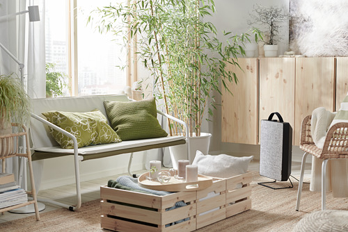 INGMARSÖ - 雙人座沙發 室內/戶外用, 白色 綠色/米色 | IKEA 線上購物 - PH177149_S4