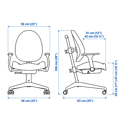 GUNRIK children's desk chair