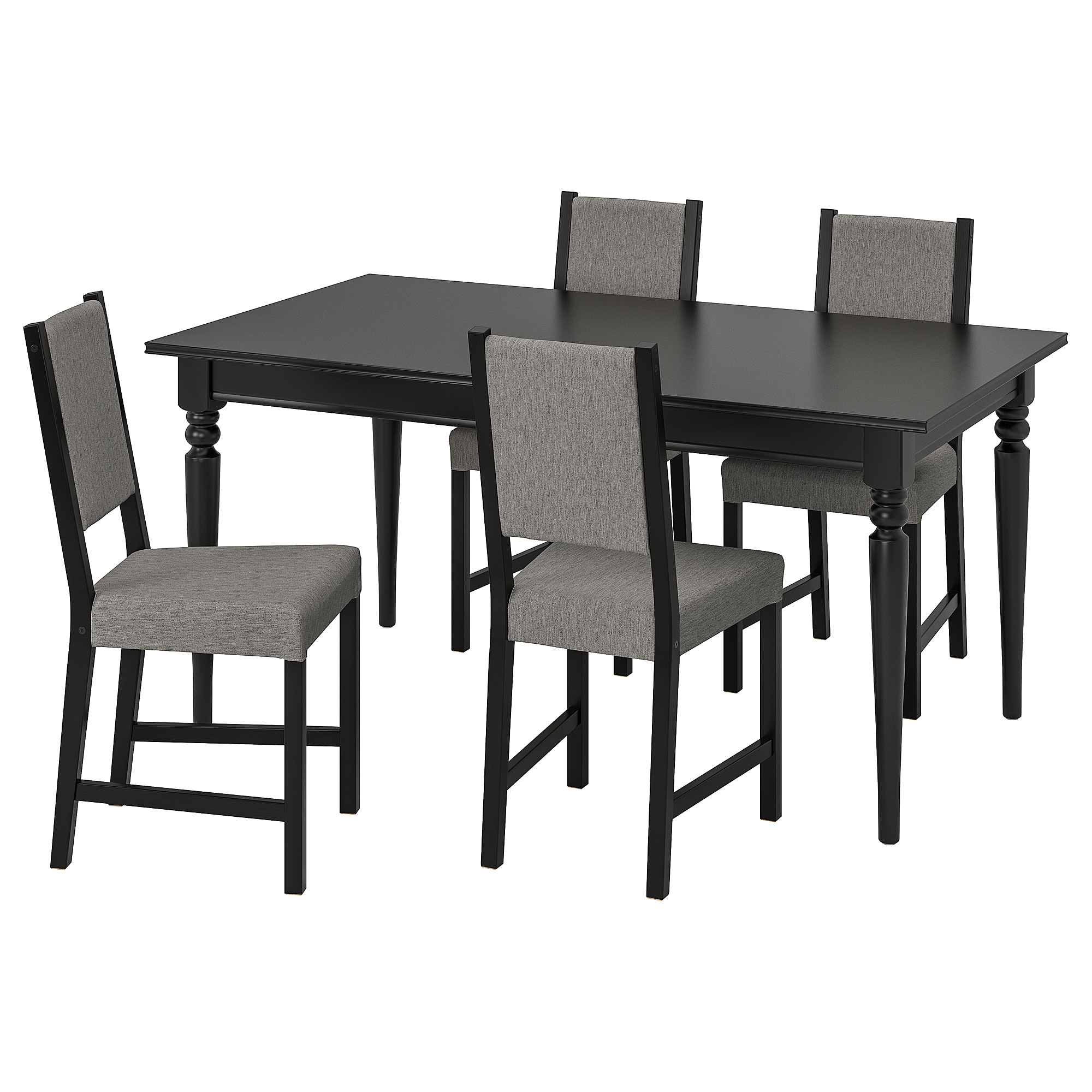 INGATORP/STEFAN 餐桌附4張餐椅