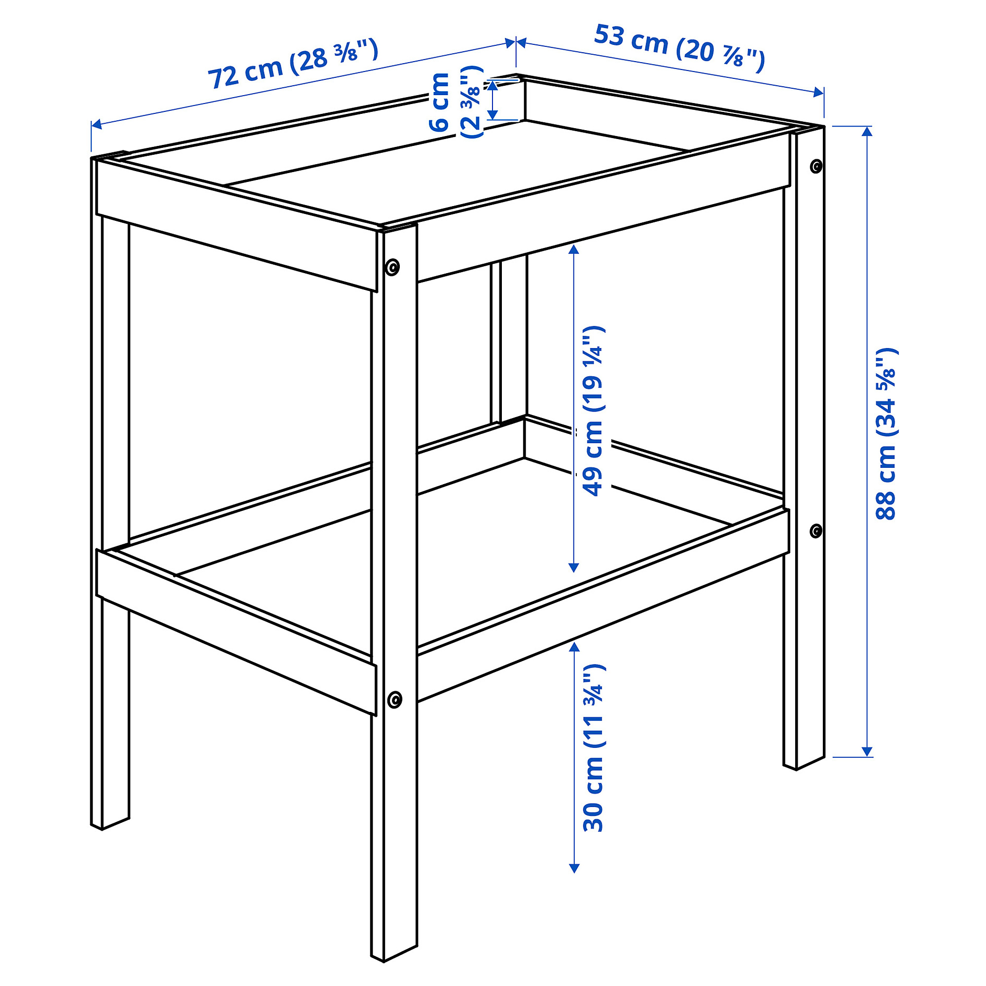 SNIGLAR changing table