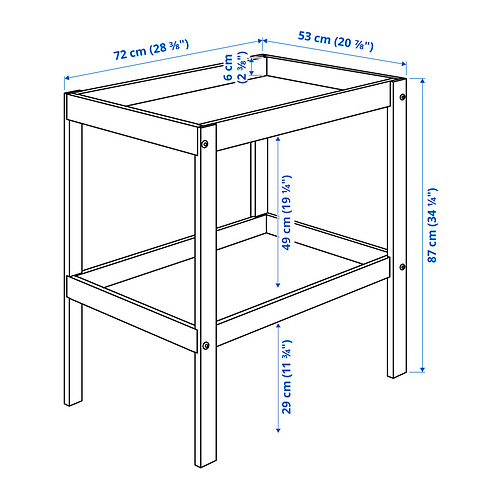 SNIGLAR 2-piece baby furniture set