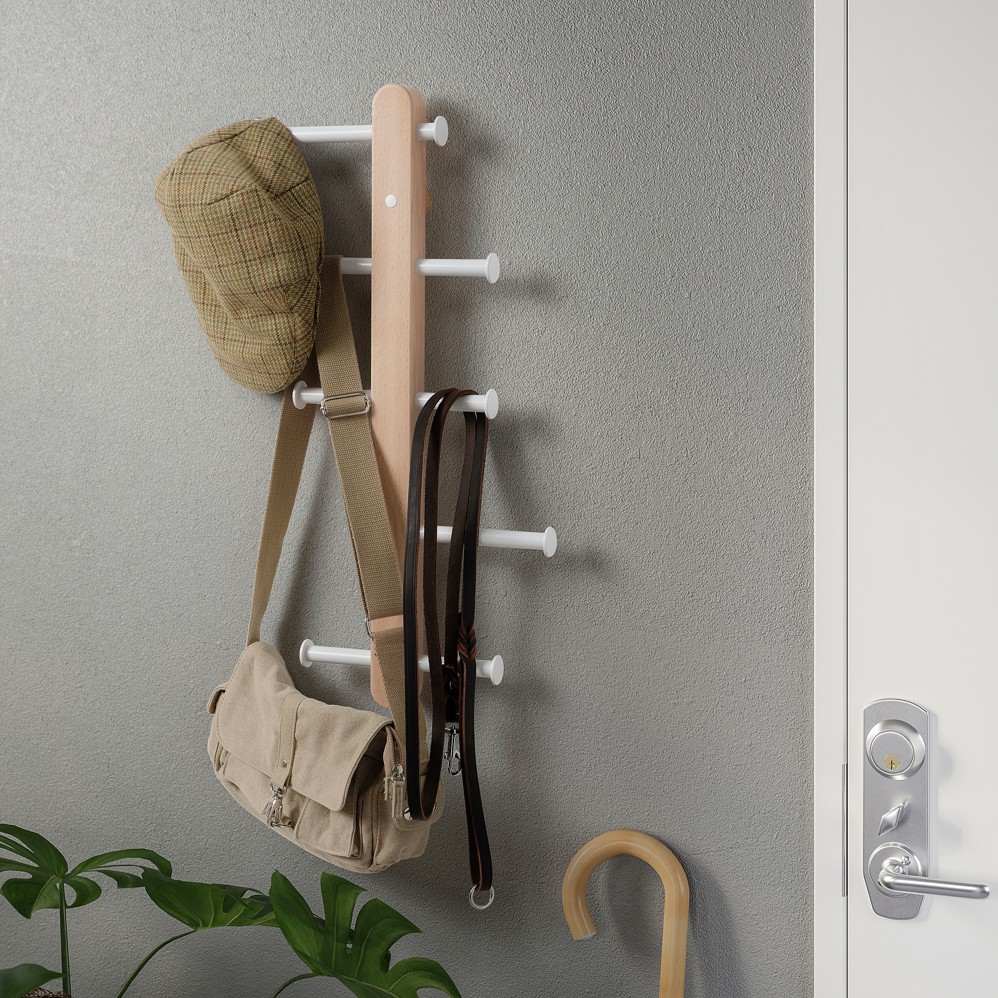 PLOGA vertical hook rack