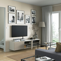 BESTÅ - 電視櫃附門板, 白色/Lappviken 白色 | IKEA 線上購物 - PE731908_S3
