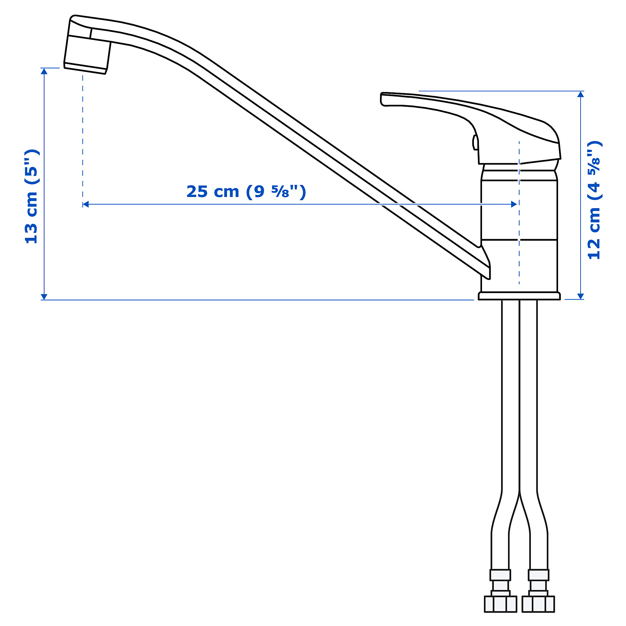 LAGAN single-lever kitchen mixer tap