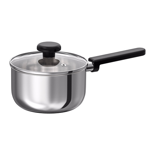 MIDDAGSMAT saucepan with lid