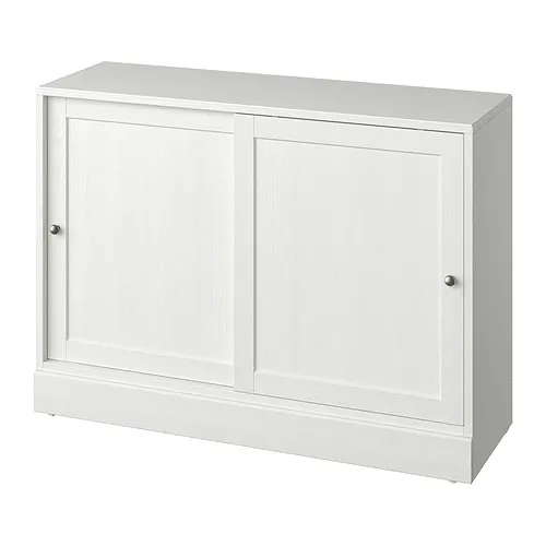 HAVSTA - 邊櫃, 白色, 121x47x89 公分 | IKEA 線上購物 - PE935668_S4