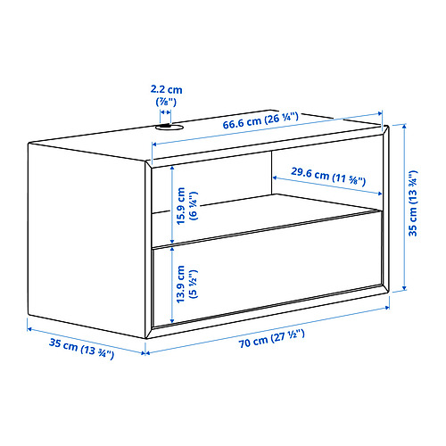 EKET media storage combination
