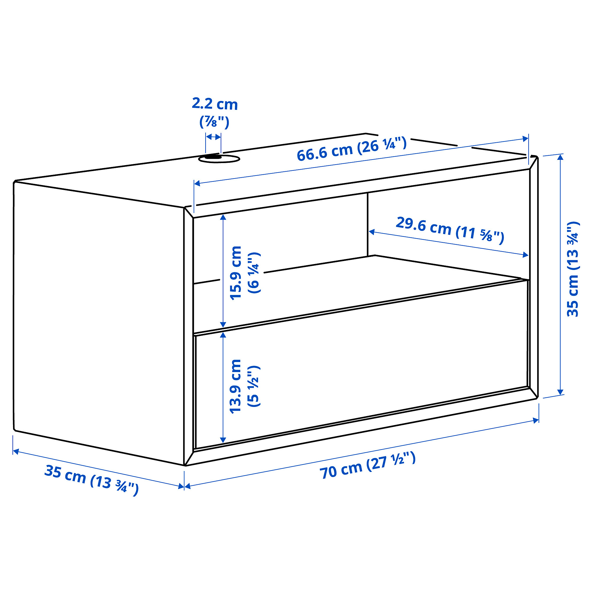 EKET media storage combination