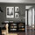 BESTÅ - storage combination with doors, black-brown/Glassvik black/clear glass | IKEA Taiwan Online - PE822172_S1