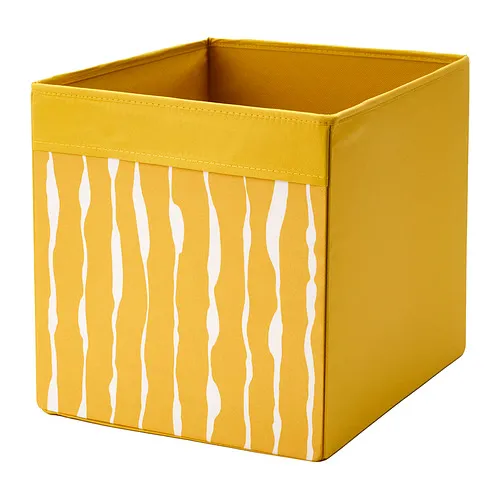 DRÖNA - 收納盒, 深黃色, 33x38x33 公分 | IKEA 線上購物 - PE967179_S4