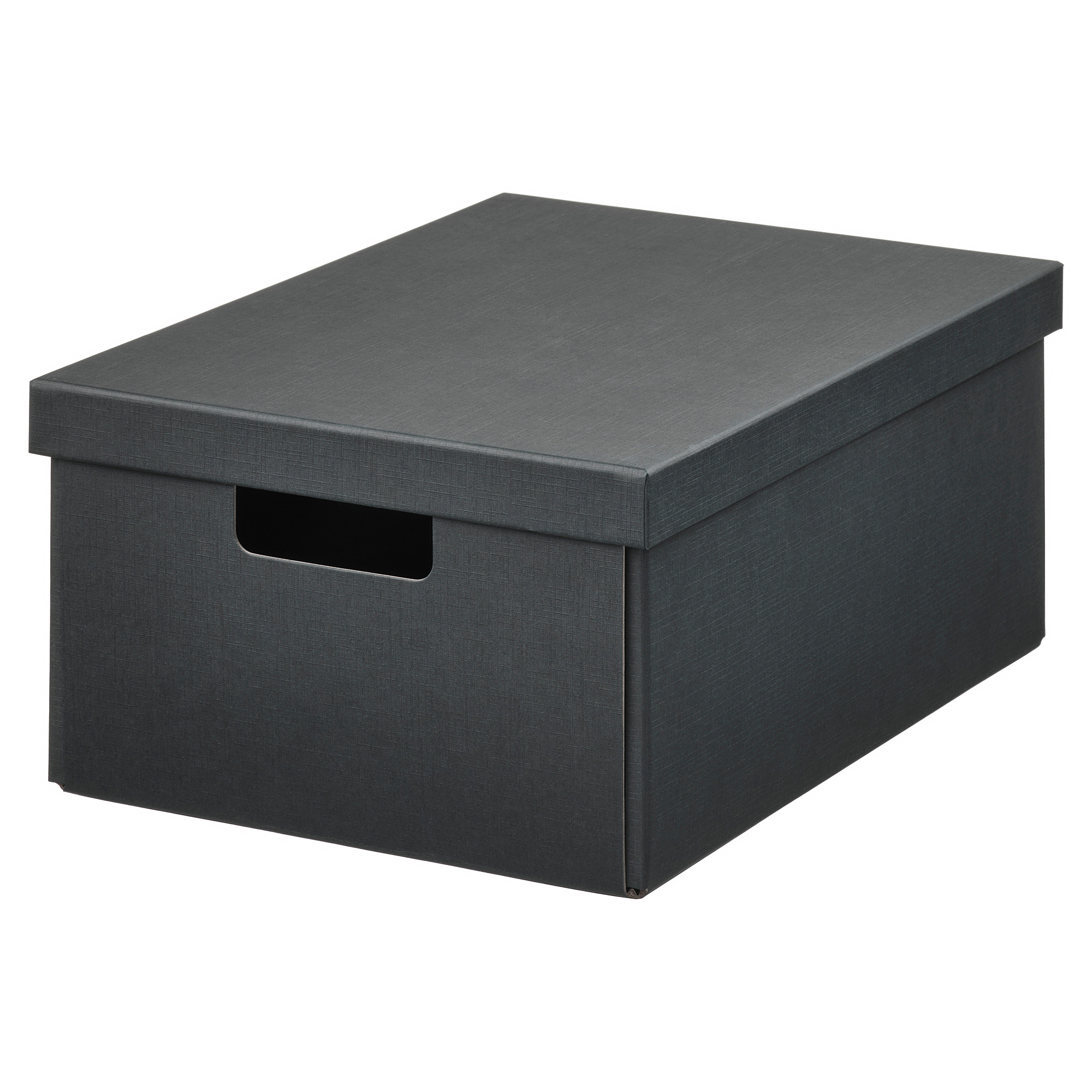 FJÄDERHARV storage box with lid