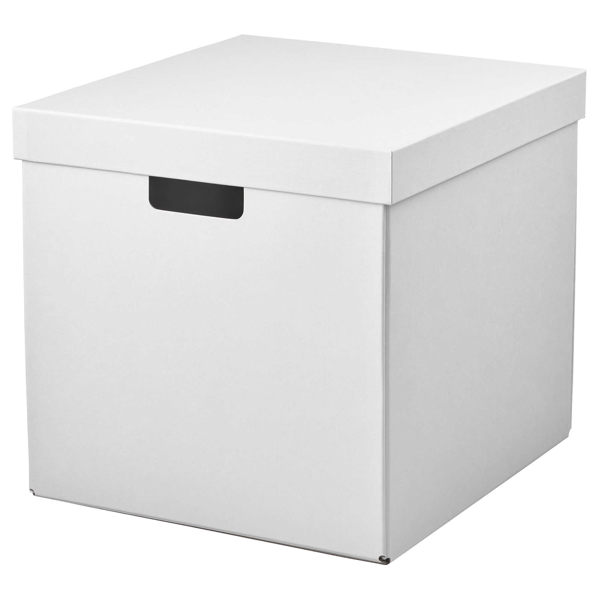 FJÄDERHARV storage box with lid