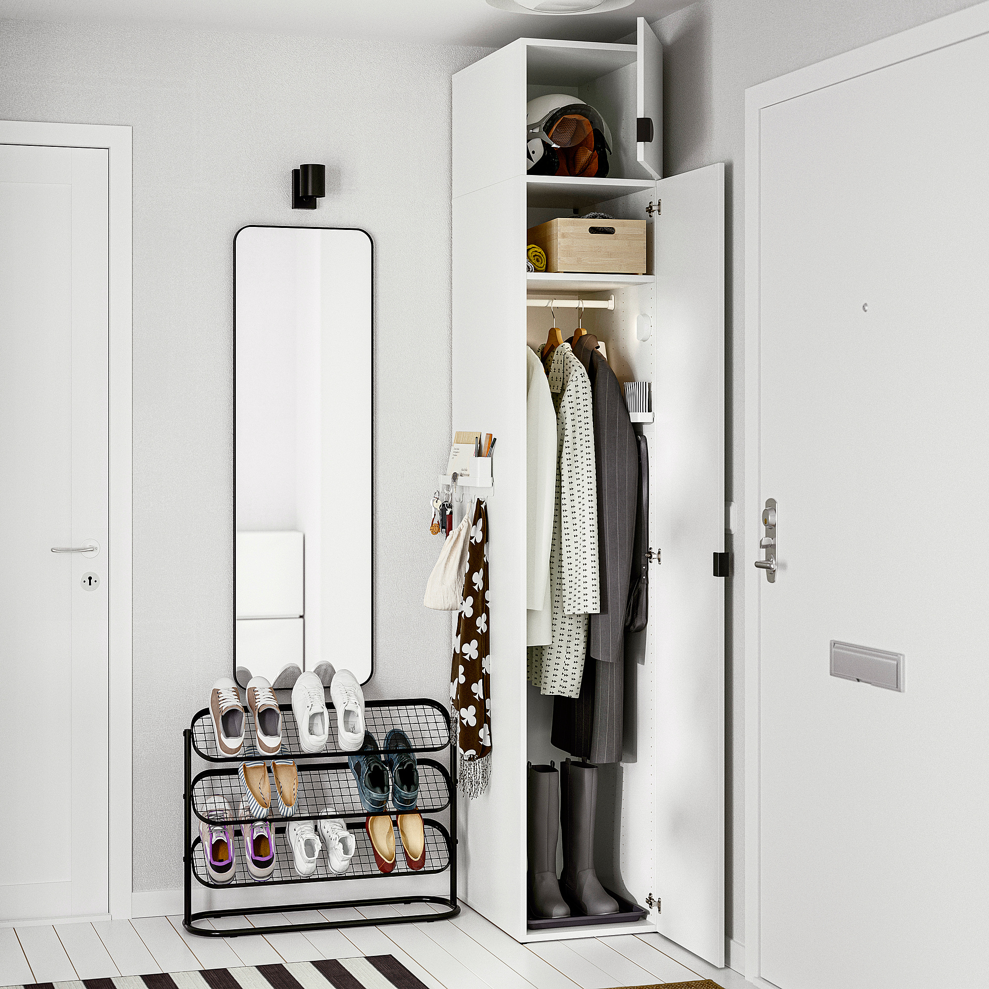 LASTARE wardrobe combination