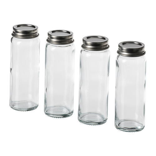 CITRONHAJ - spice jar, clear glass/stainless steel, 10 cl | IKEA Taiwan Online - PE902858_S4