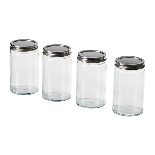 CITRONHAJ - spice jar, clear glass/stainless steel, 35 cl | IKEA Taiwan Online - PE902863_S4