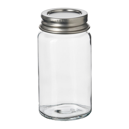 GULDFISK - spice jar, clear glass/stainless steel, 6 cl | IKEA Taiwan Online - PE902878_S4